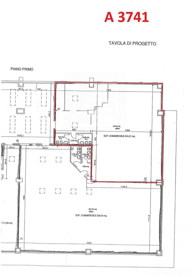 Ufficio in Via Beniamino Disraeli 1, Reggio Emilia, {3} - Planimetria 1