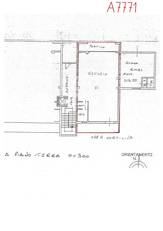 Negozio in Via Gaio Valerio Catullo 1, Reggio Emilia, {3} - Planimetria 1