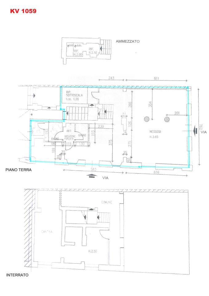 Negozio in Piazza San Giovanni 2, Reggio Emilia, {3} - Planimetria 1