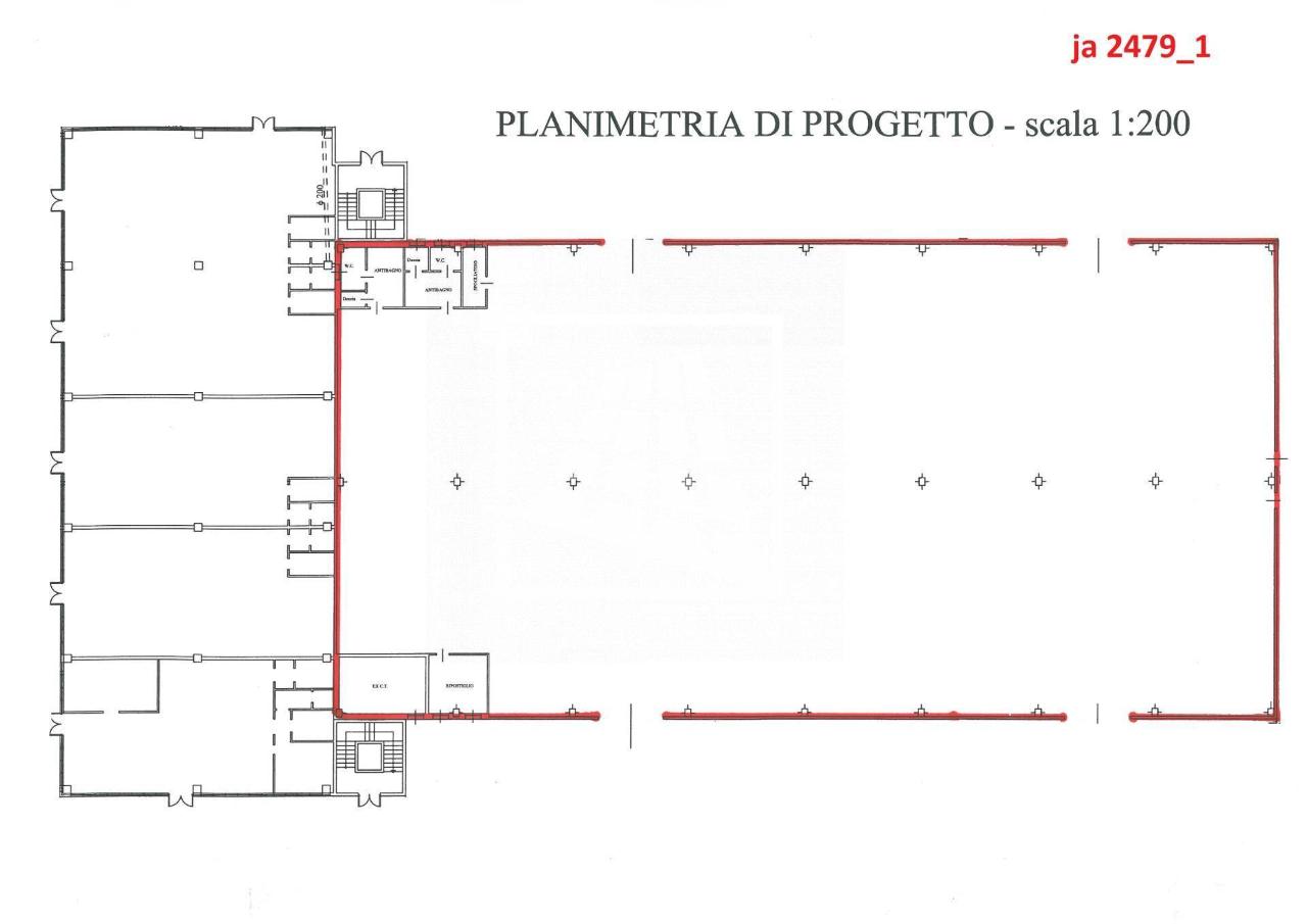 Capannone in Via San Nicola 39, Campegine, {3} - Planimetria 1