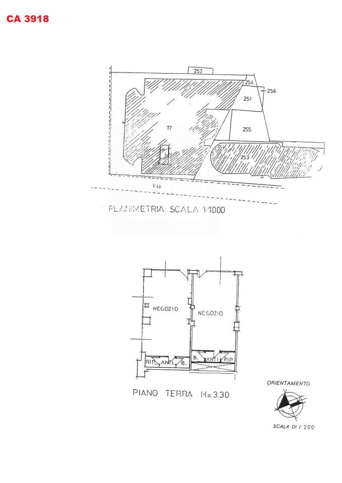 Negozio in Via Piero Gobetti 3, Reggio Emilia, {3} - Planimetria 1
