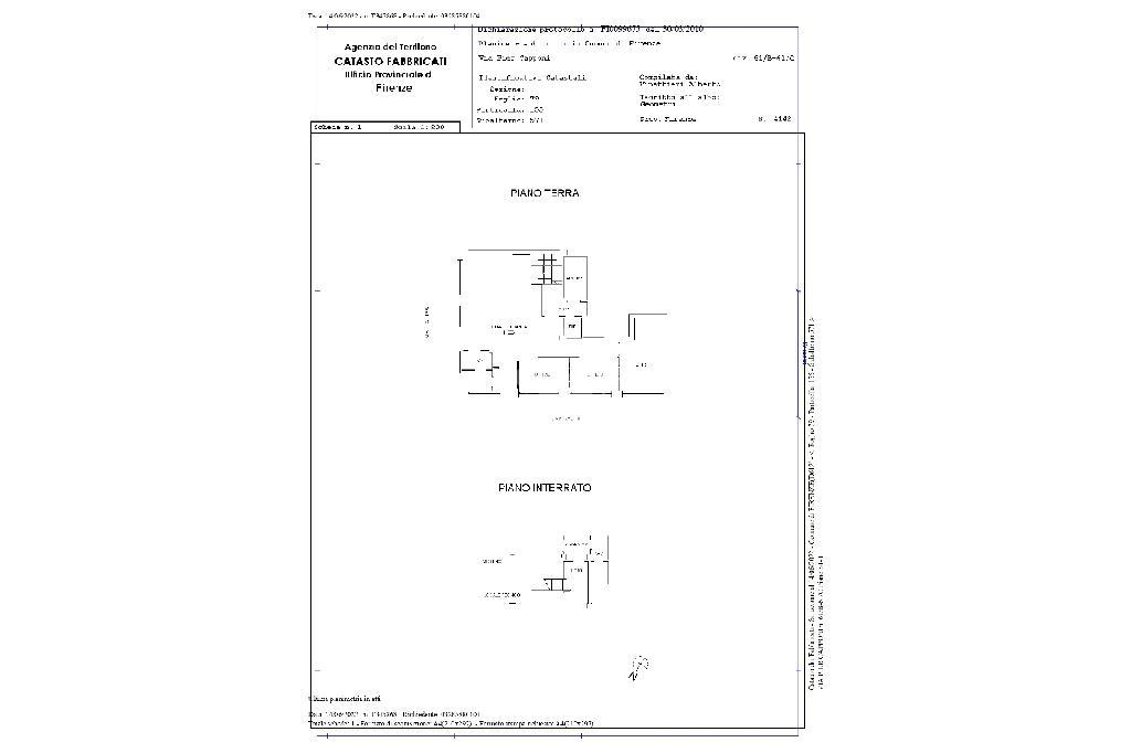 Negozio in Via Pier Capponi 61, Firenze, {3} - Planimetria 1