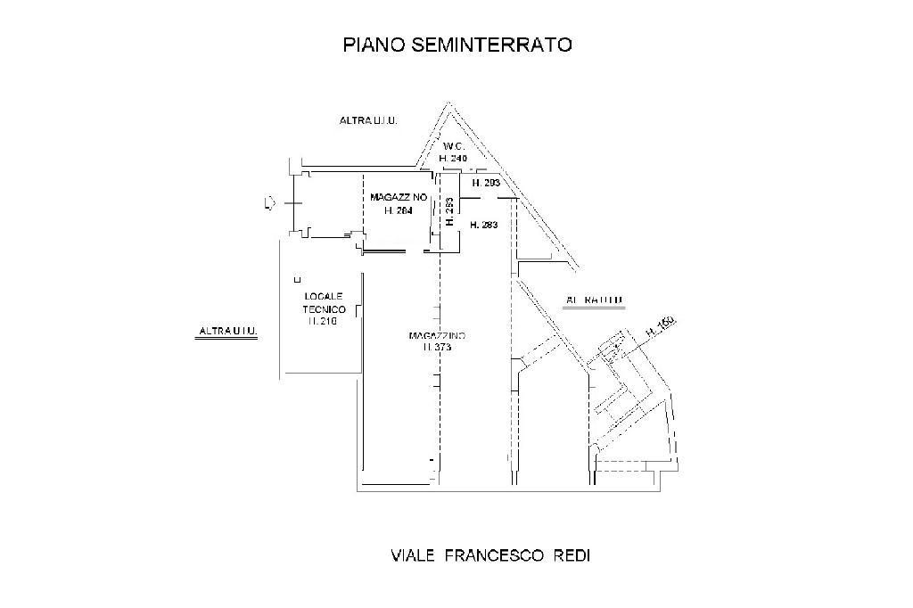 Magazzino in Viale Francesco Redi 31, Firenze, {3} - Planimetria 1