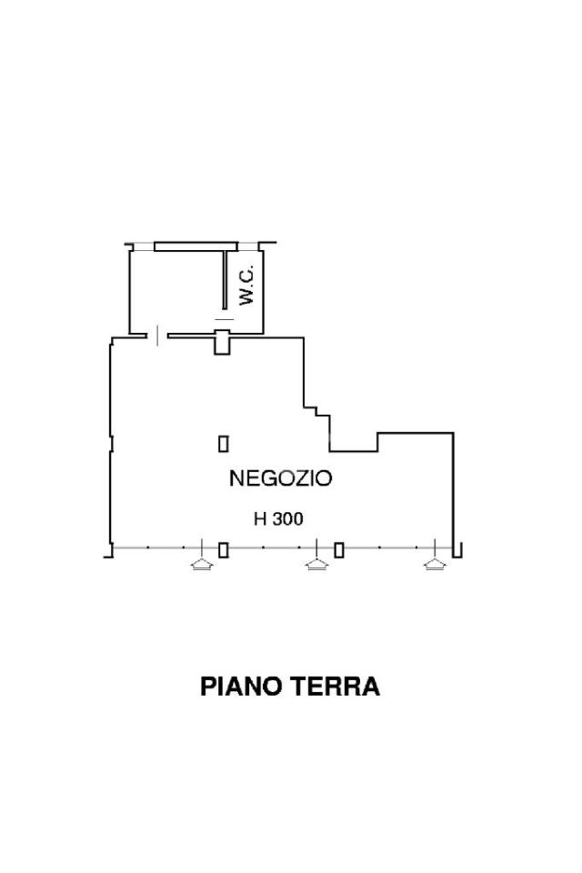 Negozio in Via delle Panche 91, Firenze, {3} - Planimetria 1