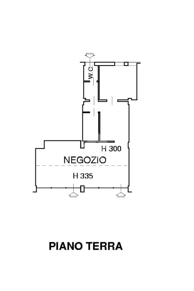Negozio in Via delle Panche 91, Firenze, {3} - Planimetria 1