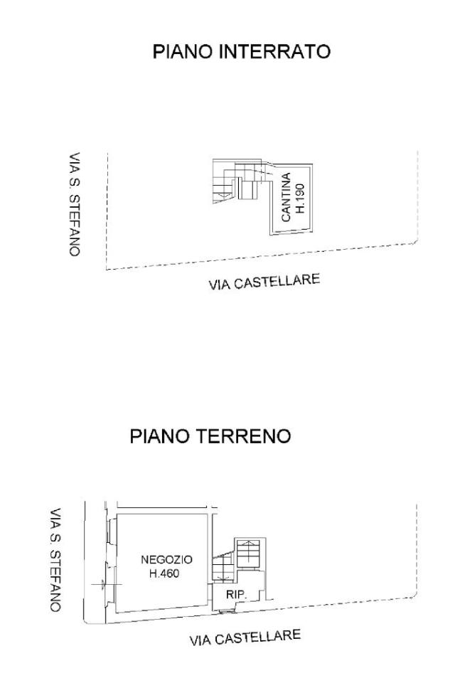 Negozio in Via Santo Stefano 96, Campi Bisenzio, {3} - Planimetria 1