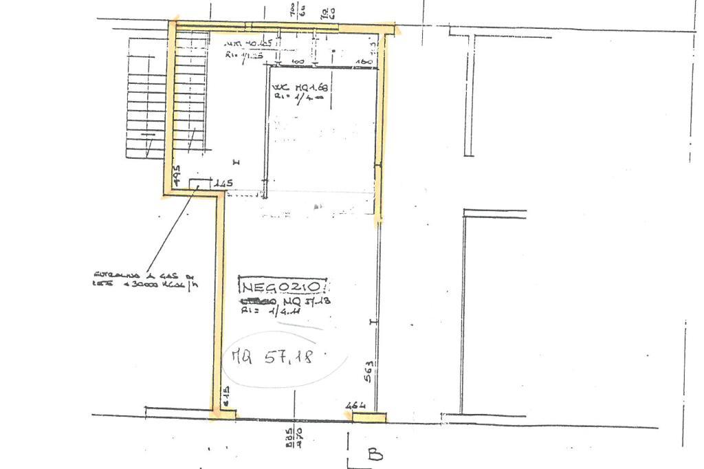 Negozio in Via Ravegnana 116, Forli', {3} - Planimetria 1