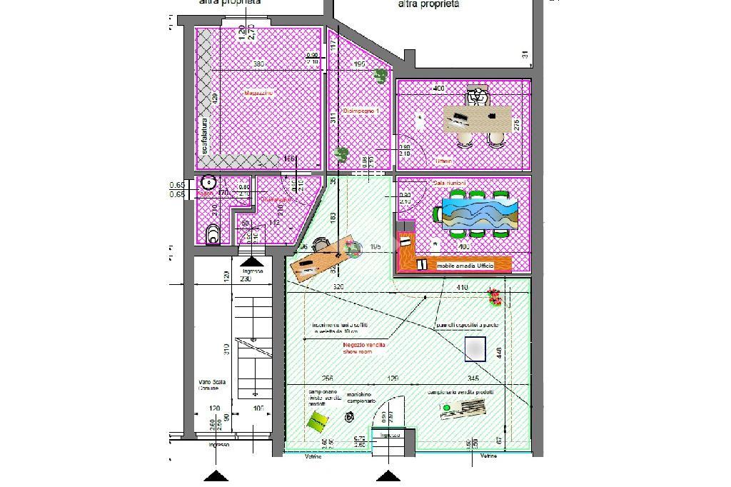 Negozio in Via Lazzaretto, Seregno, {3} - Planimetria 1