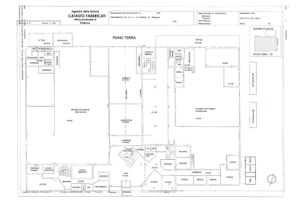 Capannone in Via Trevisan 13, Vigonza, {3} - Planimetria 1