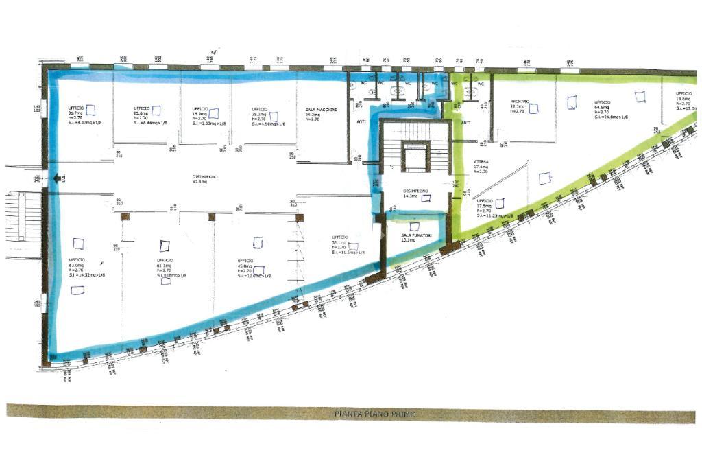 Ufficio in Via delle Granze 10, Padova, {3} - Planimetria 1