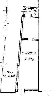 Negozio in Contrà Porti, Vicenza, {3} - Planimetria 1