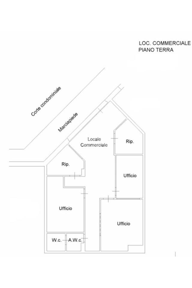 Ufficio in Via Giacomo Peroni 2, Roma, {3} - Planimetria 1
