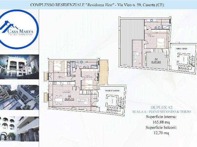 Vierzimmerwohnung in Via Gian Battista Vico 59, Caserta - Foto 1