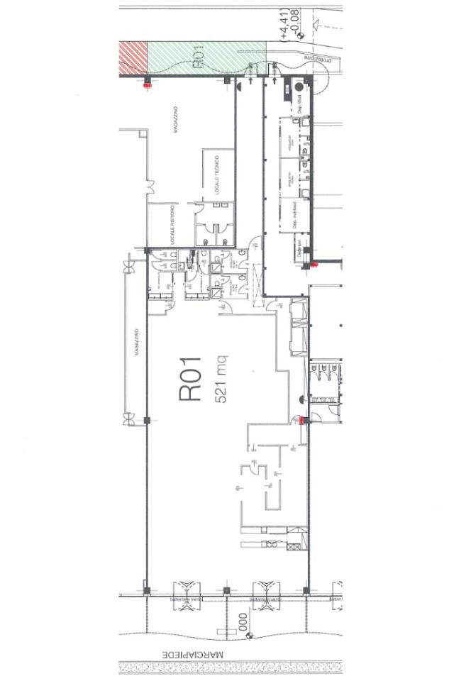 Negozio in Via Pontina 27800, Pomezia, {3} - Planimetria 1