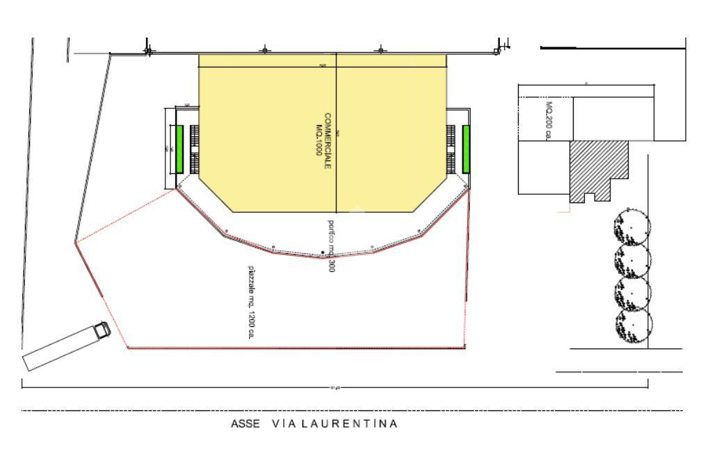 Negozio in Via Laurentina 23, Pomezia, {3} - Planimetria 1