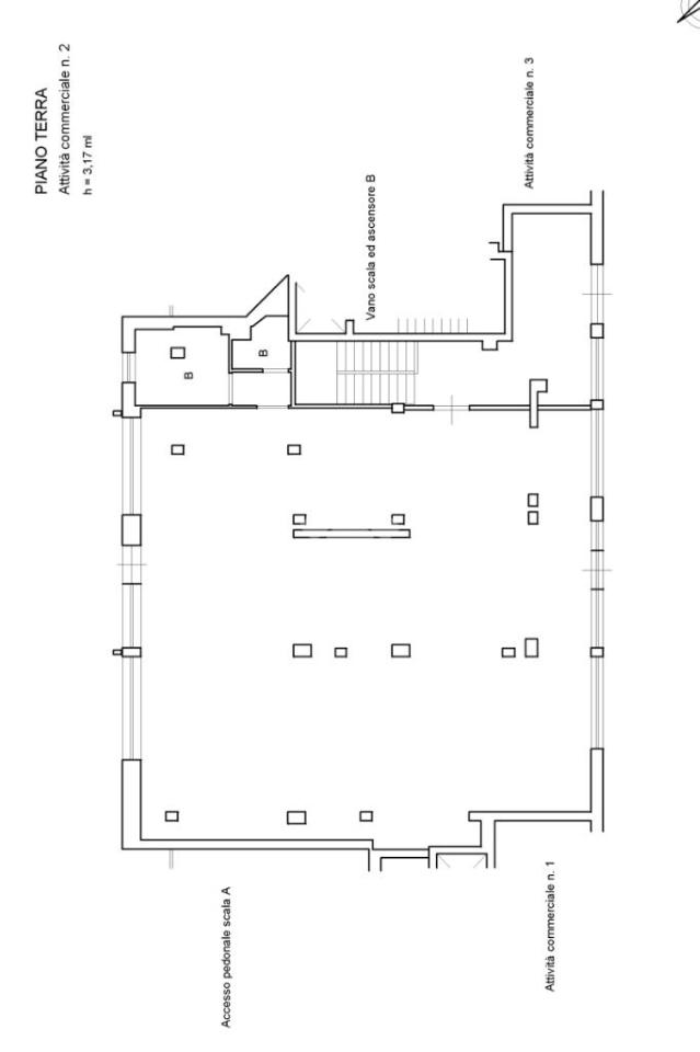 Negozio in Via Anagnina 317, Roma, {3} - Planimetria 1