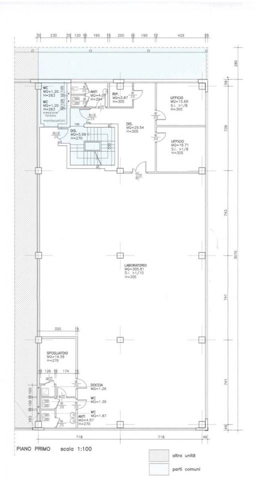 Laboratorio in Viale della Navigazione Interna, Noventa Padovana, {3} - Planimetria 1