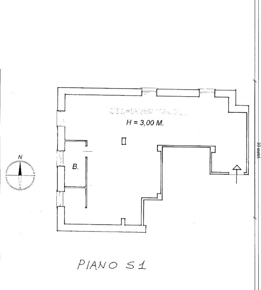 Laboratorio in Via Cino da Pistoia, Roma, {3} - Planimetria 1