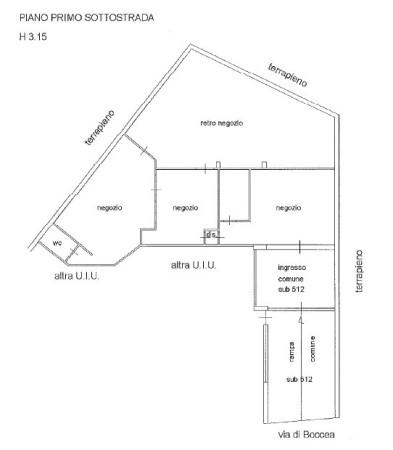 Negozio in Via di Boccea 419/E, Roma, {3} - Planimetria 1
