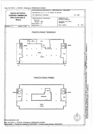 Ufficio in Via Carlo De Angeli 4, Milano, {3} - Planimetria 1