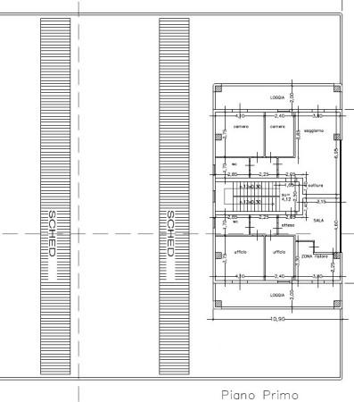 Capannone in Via Bolivia 55, Grottammare, {3} - Planimetria 1