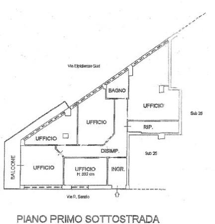 Ufficio in Via Raffaello Sanzio 10, Montegranaro, {3} - Planimetria 1
