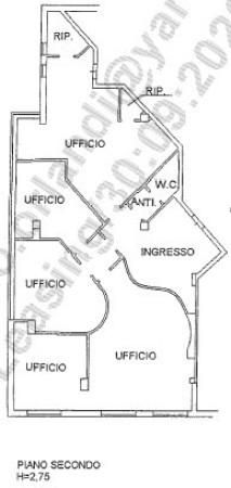 Ufficio in Via Amilcare Ponchielli 94, Pesaro, {3} - Planimetria 1