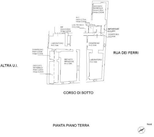 Capannone in Corso di Sotto 20, Ascoli Piceno, {3} - Planimetria 1