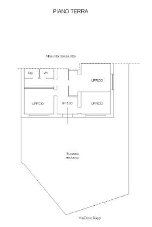 Ufficio in Via Decio Raggi 54, Pesaro, {3} - Planimetria 1
