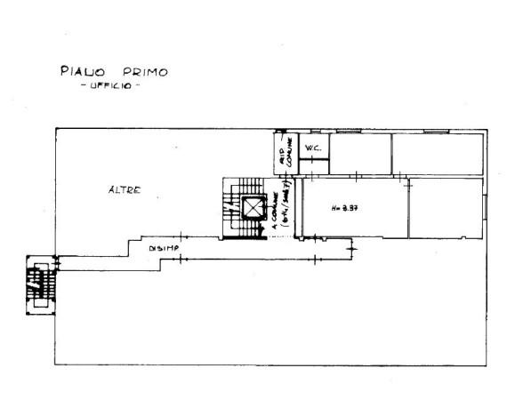 Ufficio in Via Raffaello Sanzio, Castelfranco Di Sotto, {3} - Planimetria 1
