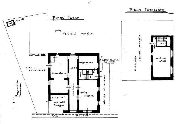 Negozio in Via Guglielmo Marconi 9, Pontremoli, {3} - Planimetria 1