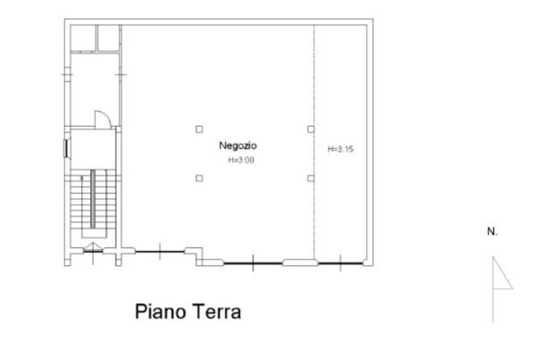 Negozio in Via l. Paolucci 14, Monteprandone, {3} - Planimetria 1