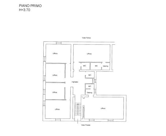 Ufficio in Viale Trieste 38, Tivoli, {3} - Planimetria 1