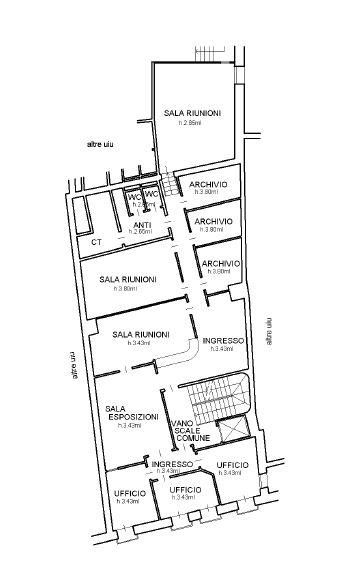 Ufficio in Via Sant'Andrea, Padova, {3} - Planimetria 1