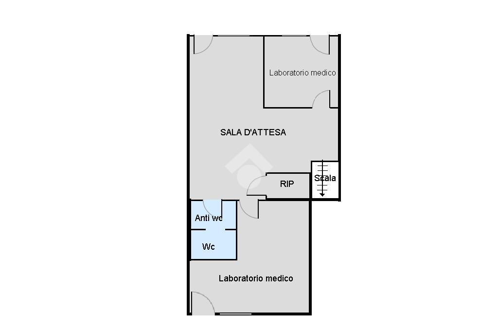 Ufficio in Via degli Eucalipti 24, Orvieto, {3} - Planimetria 1