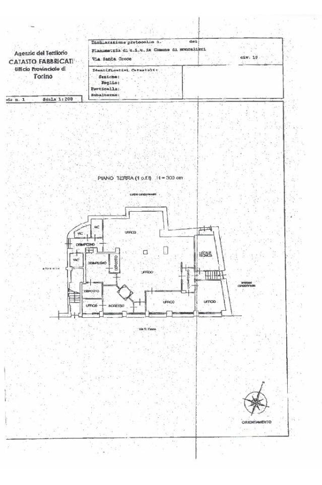 Negozio in Via Santa Croce 21, Moncalieri, {3} - Planimetria 1