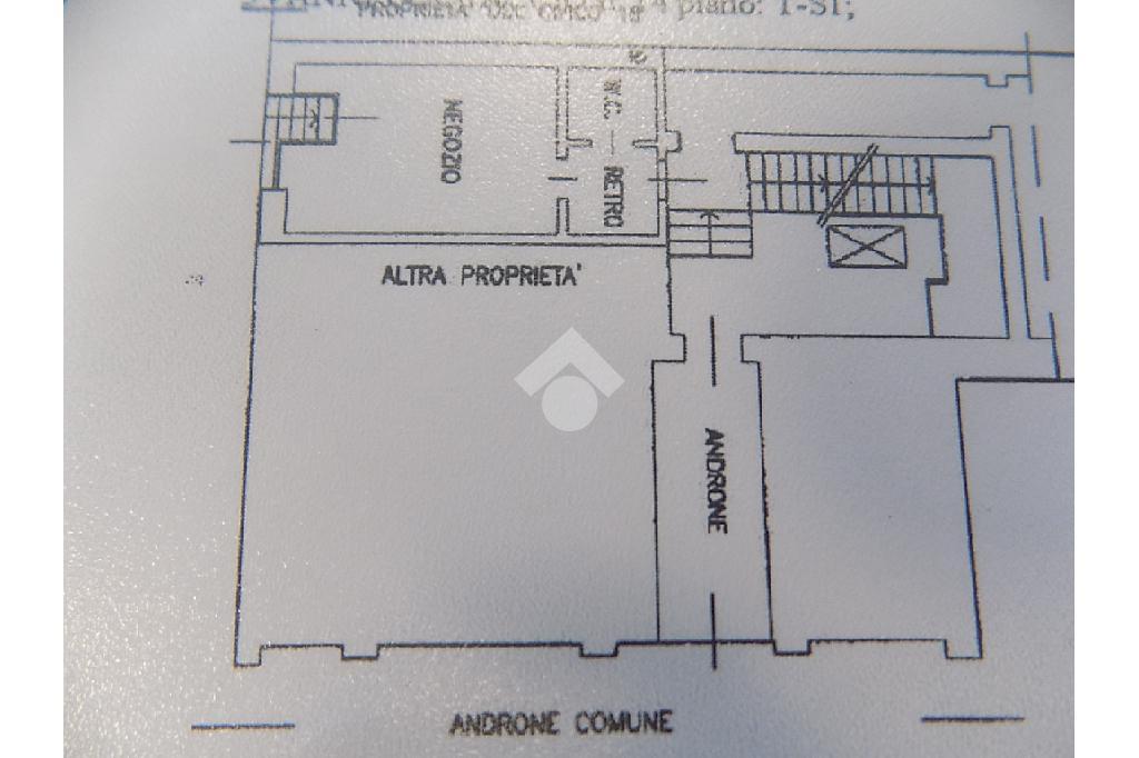 Negozio in Via Giovanni Boccaccio 14, Milano, {3} - Planimetria 1