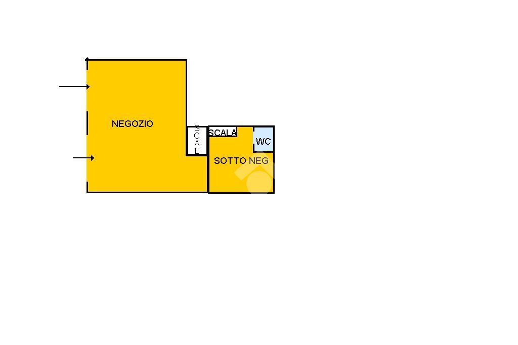 Negozio in Largo San Pio V 8, Roma, {3} - Planimetria 1