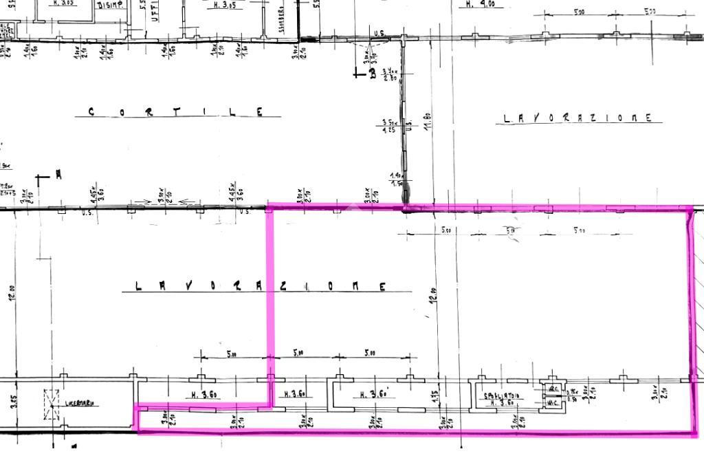 Capannone in Via Ponchielli 110, Caronno Pertusella, {3} - Planimetria 1