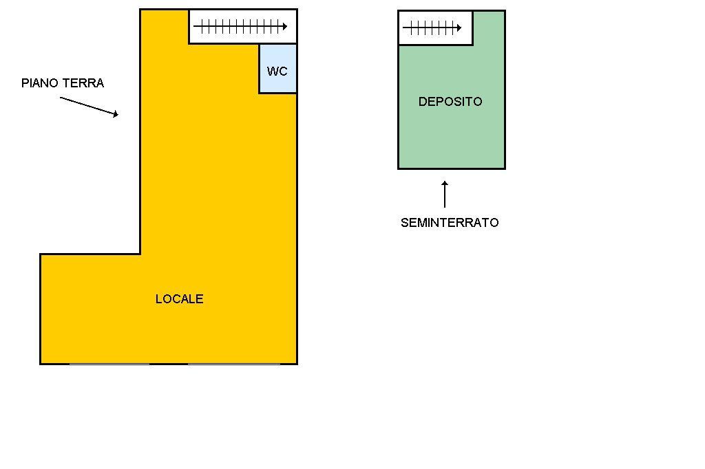 Negozio in Via Nazionale 527, Botricello, {3} - Planimetria 1