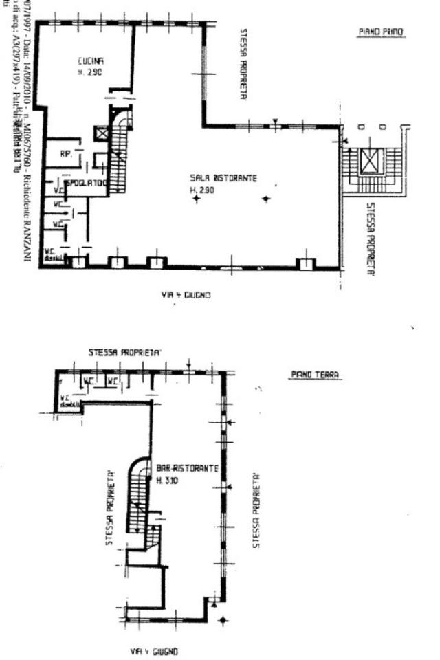 Ufficio in Via IV Giugno 32, Magenta, {3} - Planimetria 1