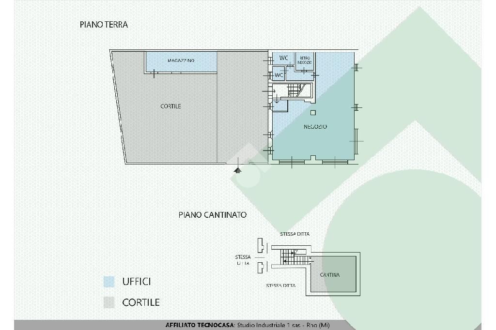 Negozio in Via Don Luigi Bettinetti 4, Rho, {3} - Planimetria 1