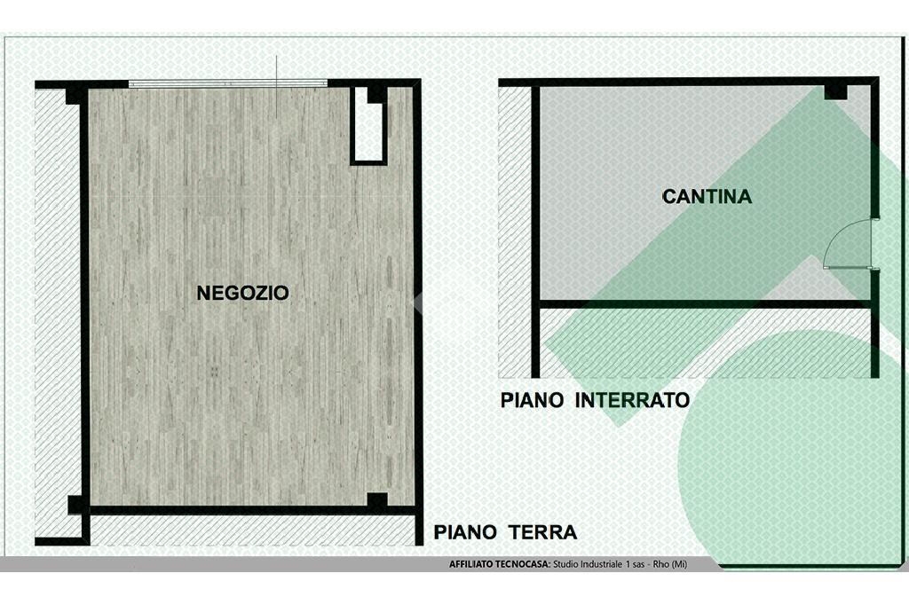 Negozio in Via Magenta 41, Rho, {3} - Planimetria 1