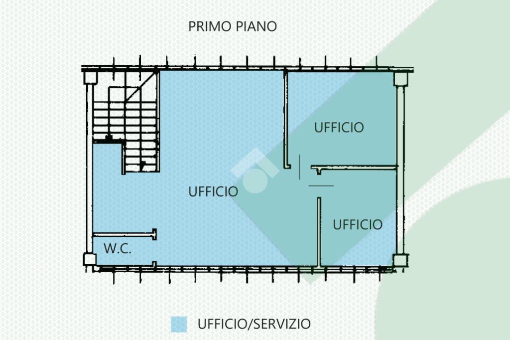 Ufficio in Via della Fornace, Pogliano Milanese, {3} - Planimetria 1