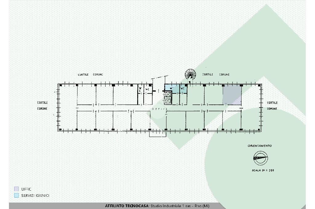 Ufficio in Via IV Novembre 54, Settimo Milanese, {3} - Planimetria 1