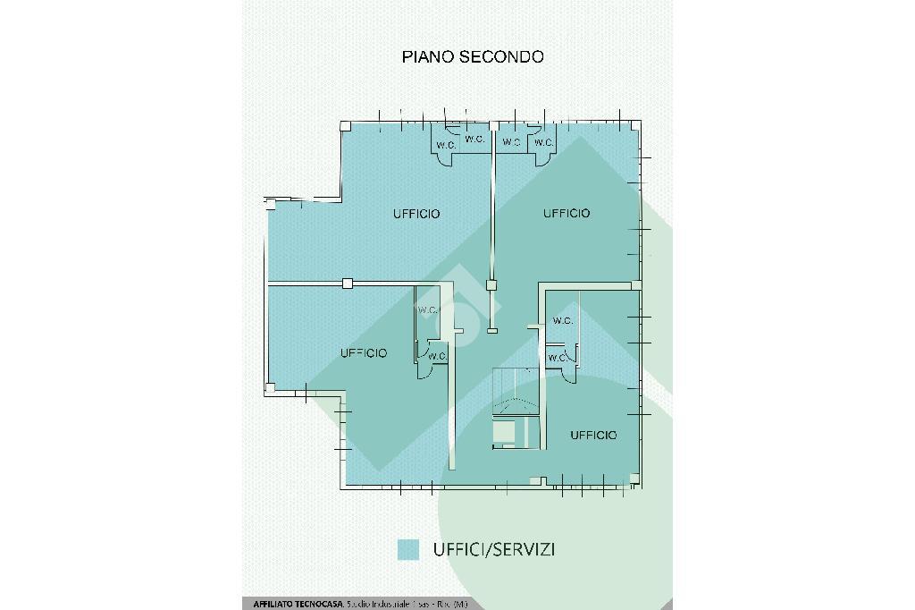 Ufficio in Via Calvino Italo 7, Rho, {3} - Planimetria 1