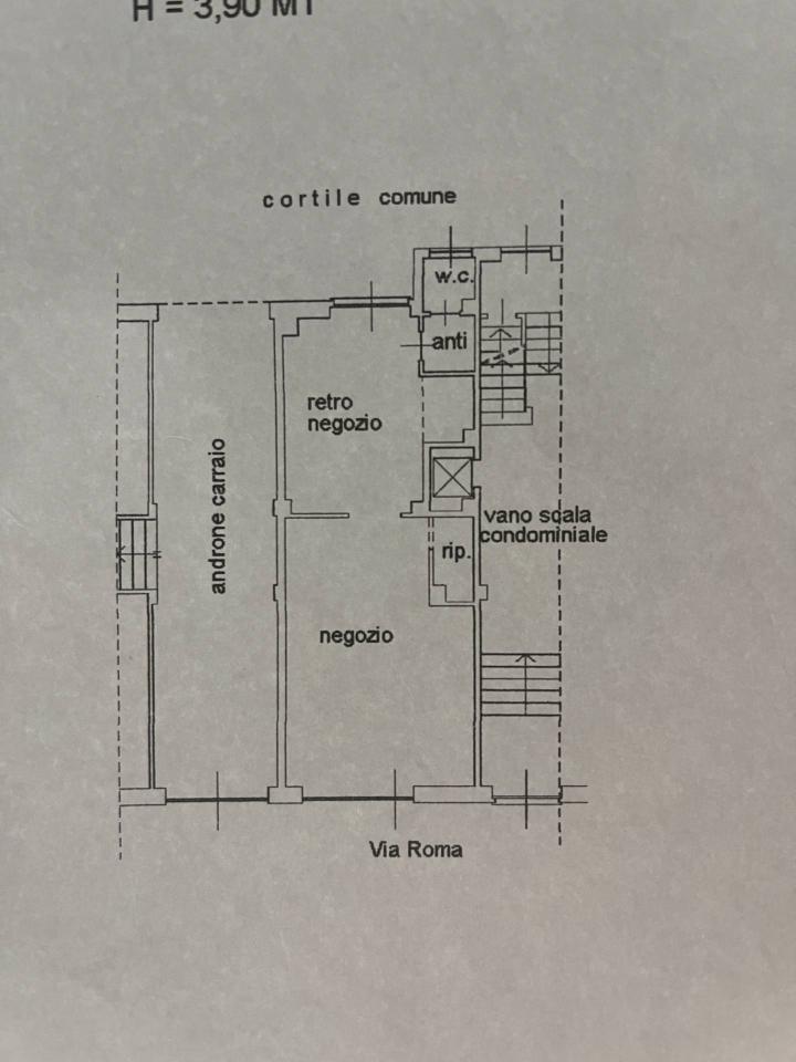 Negozio in Via Roma 85, Pino Torinese, {3} - Planimetria 1