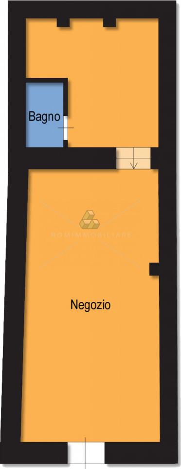 Negozio in Via degli Opimiani 82, Roma, {3} - Planimetria 1