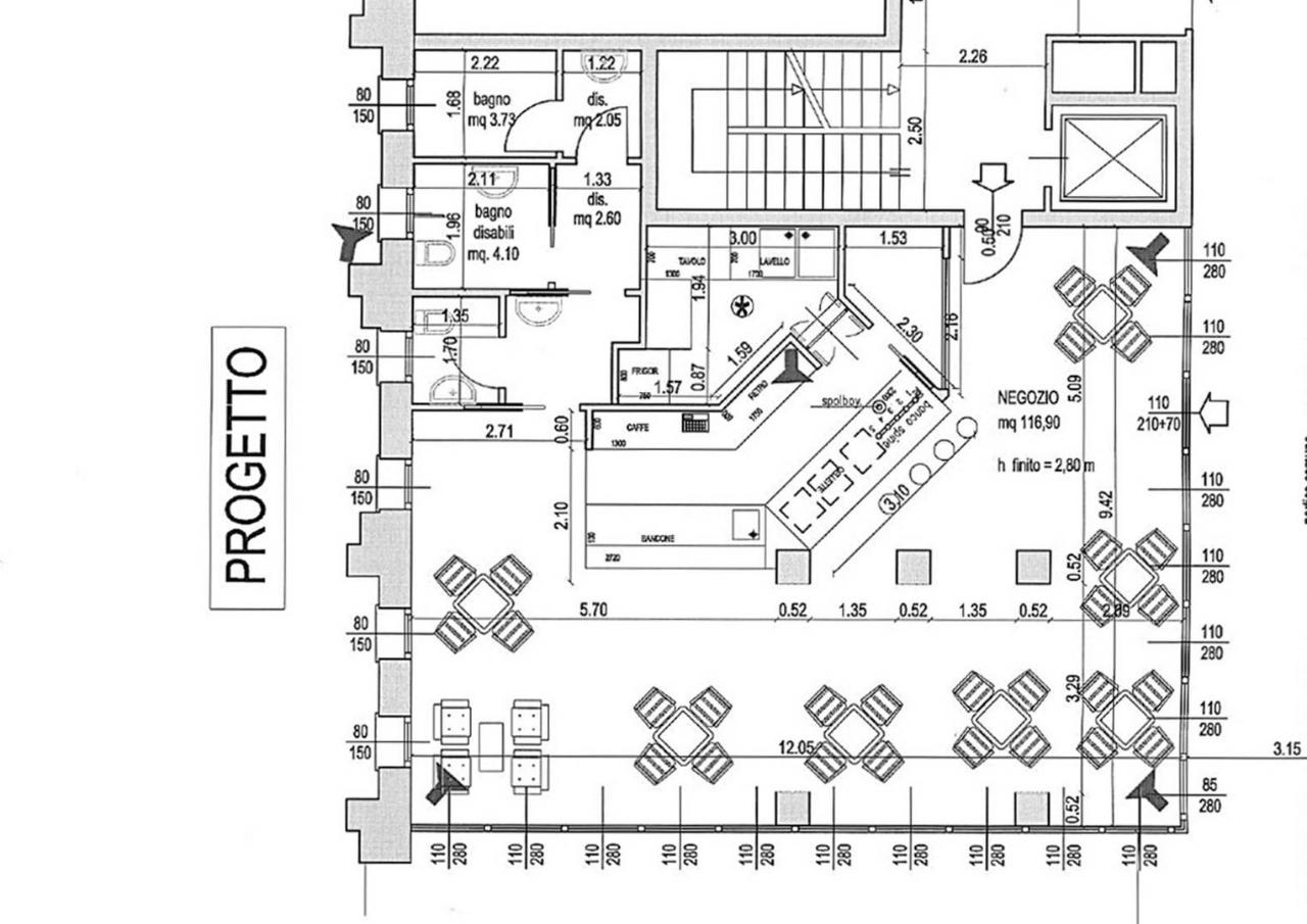 Negozio in Via Don Pietro Mndelli 43, Sulbiate, {3} - Planimetria 1