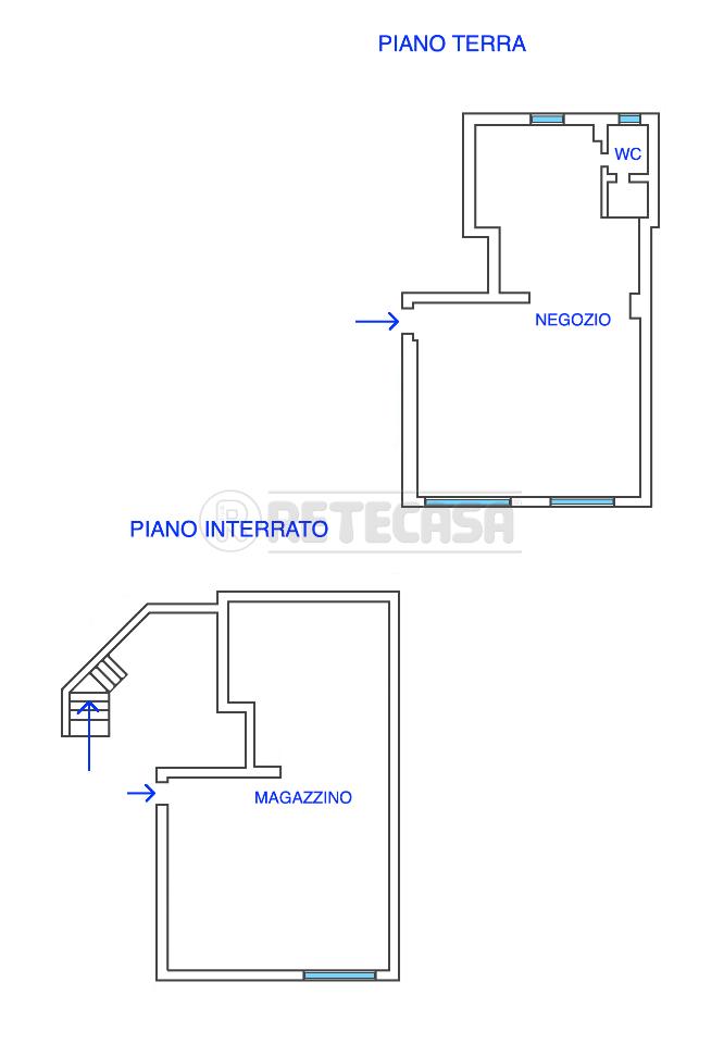 Palazzina commerciale in Via Divisione Juli 18-19, Manzano, {3} - Planimetria 1